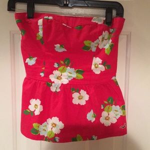 Vintage hollister Floral tube top